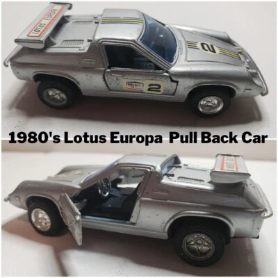 Lotus Europa Shinsei Mini Power  1:37 Scale Jet Machines Silver. Vintage 1980's - Image 1 of 4