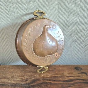 Antico stampo per aglio pentole in latta rame torta gelatina di cioccolato... - Picture 1 of 7