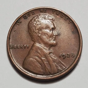 1928 P LINCOLN WEIZENPFENNIG HÖHERE QUALITÄT #C8823 - Bild 1 von 2