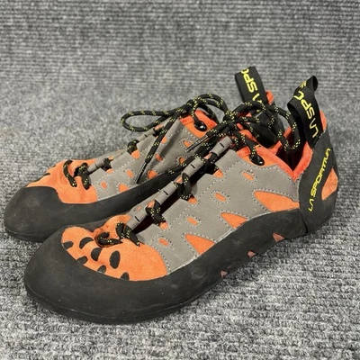 Zapatos de Escalada La Sportiva Tarantulace Naranja Negro Zapatos de Escalada Para Hombre Talla 10” Foto 1 de 4