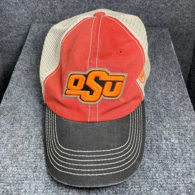 Top of the World Oklahoma Cowboys Mesh Snap Back Ball Cap One Size Orange/White  - Image 1 of 4