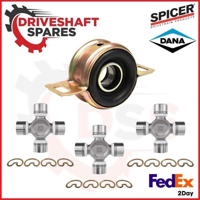 Juego de juntas universales de cojinete de soporte de eje de transmisión y Spicer Toyota Tacoma 2005-2015 Foto 1 de 4