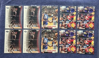 Michael Jordan Lot of 10 Cards All Cards Are Mint Condition - Image 1 of 2
