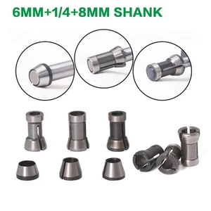 Reliable Router Bit Shank Adapter for Trimming Machine Chuck Conversion - Picture 1 of 33