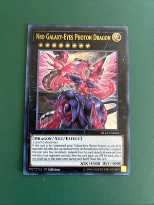 Yu-Gi-Oh! Neo Galaxy-Eyes Photon Dragon 1st Edition LP BLLR-EN064 Ultra Rare - Image 1 of 2