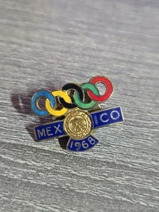 Rare Vintage pin badge Olympic NOC MEXICO 1968 enamel Z8 - Picture 1 of 4