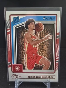 2024-25 Donruss Basketball ZACCHARIE RISACHER #219 Rated Rookie - Atlanta Hawks - Picture 1 of 2