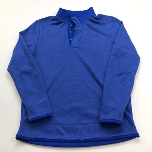 Under Armour Golf Loose ColdGear STORM Small Pullover Snap Mock Neck Sweater - Picture 1 of 9