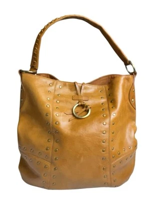 Paradox Leather Boho Bag With Grommets - Image 1 of 4