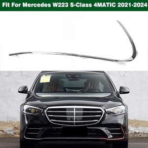 Left Front Bumper Molding Trim Strip For Mercedes W223 S-Class 4MATIC 2021-2024 - Imagen 1 de 8