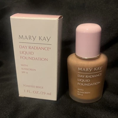 Full Size Mary Kay Day Radiance Liquid Foundation SPF 8 Toasted Beige 6331 NOS - Image 1 of 4
