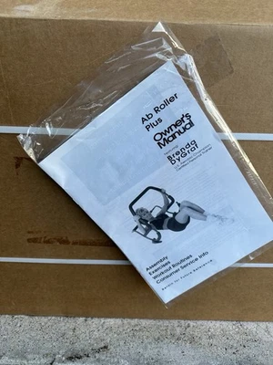 Nuevo En Caja Púrpura Ab Roller Plus Crunch Rocker Ejercicio Abdominal con VHS Foto 1 de 4