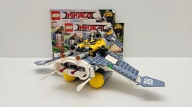LEGO set #70609 Manta Ray Bomber complete build Ninjago Movie