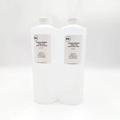 Cynosure Palomar Chiller Fluid Bottles -(32oz each) - System Chiller Coolant