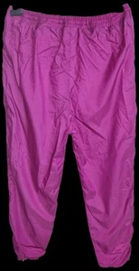 Vintage Nylon Regenhose-Sporthose- Shiny- Glanz-Gr. 5  Rosa - Bild 1 von 5