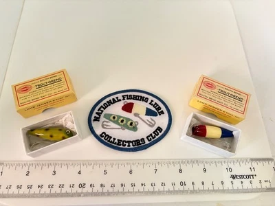 ~ 2 Vintage South Bend TROUT ORENOS New in Correct Boxes ~  NFLCC ~ RWB & Frog ~ - Image 1 of 4