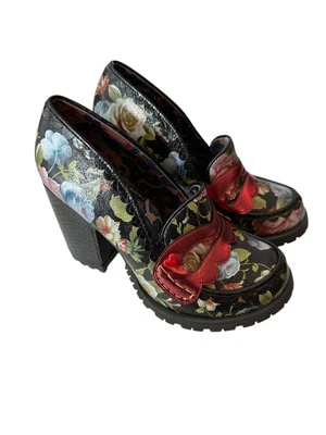 Irregular Choice Zapatos Icónicos Mujer Talla 41 Floral Grueso Plataforma Rave Nuevos Foto 1 de 4