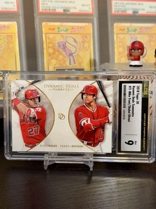 ⭐️ SHOHEI OHTANI MIKE TROUT 2018 TOPPS TEAMMATES #T1 CSG 9 MINT GRADED RC 🔥 - Picture 1 of 4