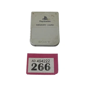 PlayStation PS1 Memory Card Official Sony - PSOne Light Grey Edition - P266 - Bild 1 von 1