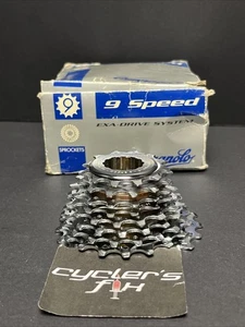 NOS Campagnolo 12-21T Exa-Drive 9 Gang Kassette Campy Rennrad Zahnradschaltung Italien - Bild 1 von 24