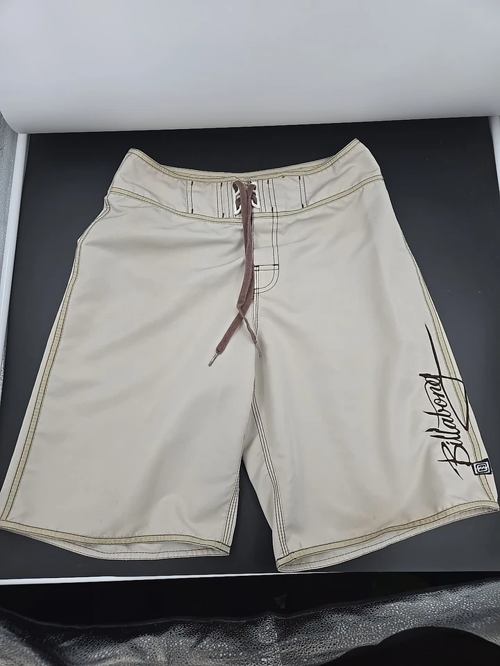 Bañador Billabong Board Shorts Vintage Para Hombre Talla 29 Beige Tostado 10” Entrepierna Foto 1 de 4