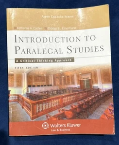 Introduction to Paralegal Studies: A Critical Thinking Approach, Fifth Edition  - Picture 1 of 5
