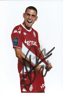 FOOTBALL  PHOTO  RUBEN  AGUILAR   AS  MONACO  SIGNATURE ORIGINALE - Picture 1 of 1