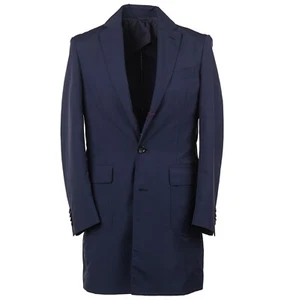 Luciano Barbera Lightweight Water-Repellent Tech Wool Overcoat 38 Outer Jacket - Picture 1 of 10