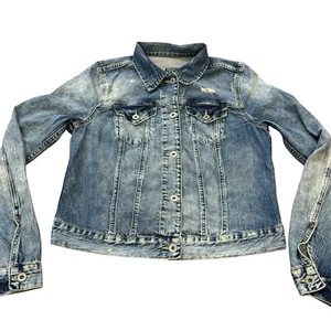 Ralph Lauren Polo Jeans Company Stonewash Denim Jacket Women’s Size Medium - Picture 1 of 13
