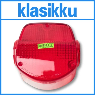 Lente de lanterna traseira Kawasaki G3 G3SS G4TR KH100 KS125 KE125 KZ400 genuína - Imagem 1 de 4