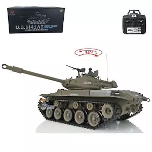 US Stock 2.4Ghz Henglong 1/16 7.0 Walker Bulldog RTR RC Tank Infrared BB Pellets - Picture 1 of 13