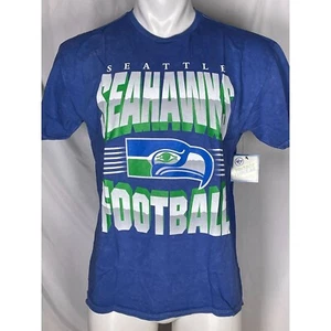 Seattle Seahawks 47 Brand Vintage Tubular Blue Legacy Men's T-Shirt NWT - Picture 1 of 11