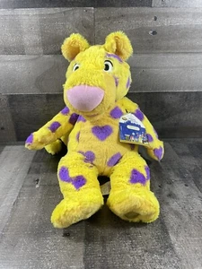 Disney Store Its A Small World Brazil Plush Jaguar Retired Yellow Purple NWT - Picture 1 of 9