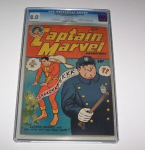 Captain Marvel Adventures #64 - Fawcett 1946 Golden Age Issue - CGC VF 8.0