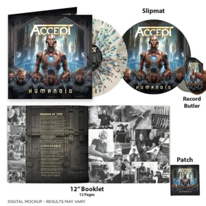 Accept - Humanoid Die Hard Edition - Splatter Vinyl + Slipmat -original verpackt - Imagen 1 de 1