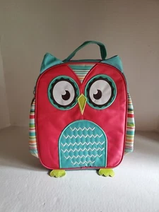 Thirty-One 31 Chill-icious Thermal Lunch Box Bag Pink Owl Insulated 10.5 x 8.5" - Picture 1 of 7