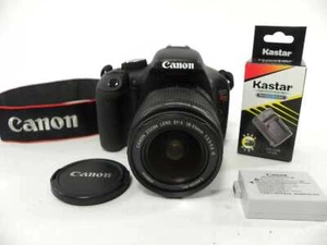 Canon EOS Rebel T2i 18mp Digital SLR w/ EF-S 18-55 Shutter Ct. 223 - Picture 1 of 7