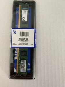 2GB Kingston DDR2-667 RAM PC2-5300U D25664F50 Desktop Speicher CL5 240pin #6.1 - Picture 1 of 1
