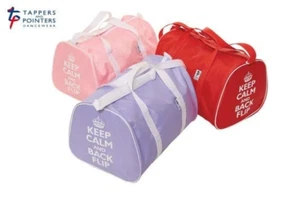 Tappers and Pointers Keep Calm and Back Flip Gymnastics/Dance Bag Red - Picture 1 of 2