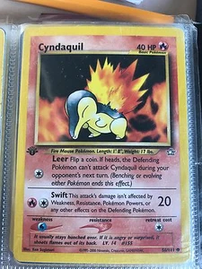 1st Edition Cyndaquil 56/111 Common Great Condition - Picture 1 of 2