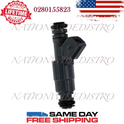 1x Inyector de combustible Bosch OEM para BMW 540i 1999-2003 4,4 L V8 0280155823 Foto 1 de 4