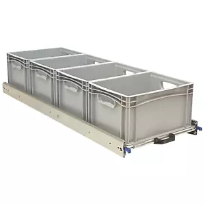 Heckauszug Kastenwagen Camper Euro Box Schwerlastauszug Selbstausbau 200 kg - Bild 1 von 7