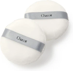 Chacott Powder Puff, 2 piezas, diámetro. 60 mm, material terciopelo Japón - Imagen 1 de 3