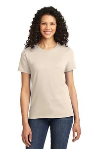 Port & Company LPC61 Womens Short Sleeve Essential Crew Neck Stylish T-Shirt - Picture 1 of 24
