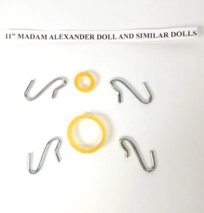 DOLL REPAIR- 1 STRINGING BAND REPAIR SETS FOR  11" MADAM ALEXANDER AND OTHERS - Bild 1 von 3