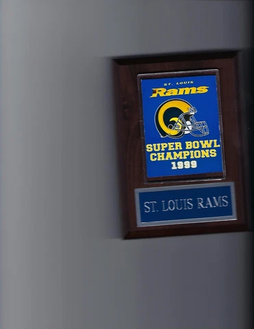 ST LOUIS RAMS SUPER BOWL PLAQUE FOOTBALL NFL CHAMPS CHAMPIONS Cover