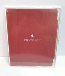 Genuine / Official Apple iPad Smart Leather Cover - Red (iPad/iPad2) - Picture 1 of 4