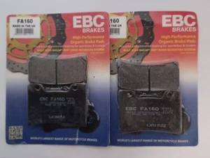 EBC Organic FRONT Disc Brake Pads (2 Sets) Fits YAMAHA VMAX 1200 (1993 to 2003) - Picture 1 of 2