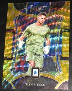 2023-24 Select Serie A Juan Musso Gold Wave Prizm # 09/10 Mezzanine #120 - Picture 1 of 2