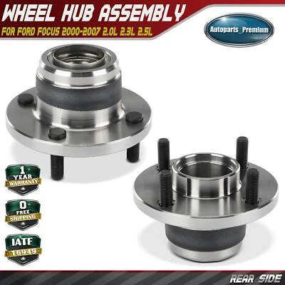 Kit de reparación de buje de rueda de conductor y pasajero trasero de 2 piezas para Ford Focus 2001 2002-2009 Foto 1 de 4